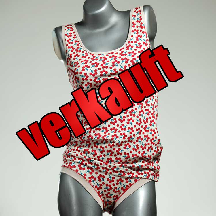 preiswerte günstige handgemachte bunte Unterwäsche Set für DamenPanty / Hotpant mit Top aus Baumwolle