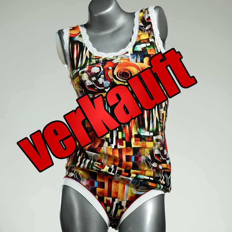 farbige süße handgemachte sexy Unterwäsche Set für DamenPanty / Hotpant mit Top aus Baumwolle
