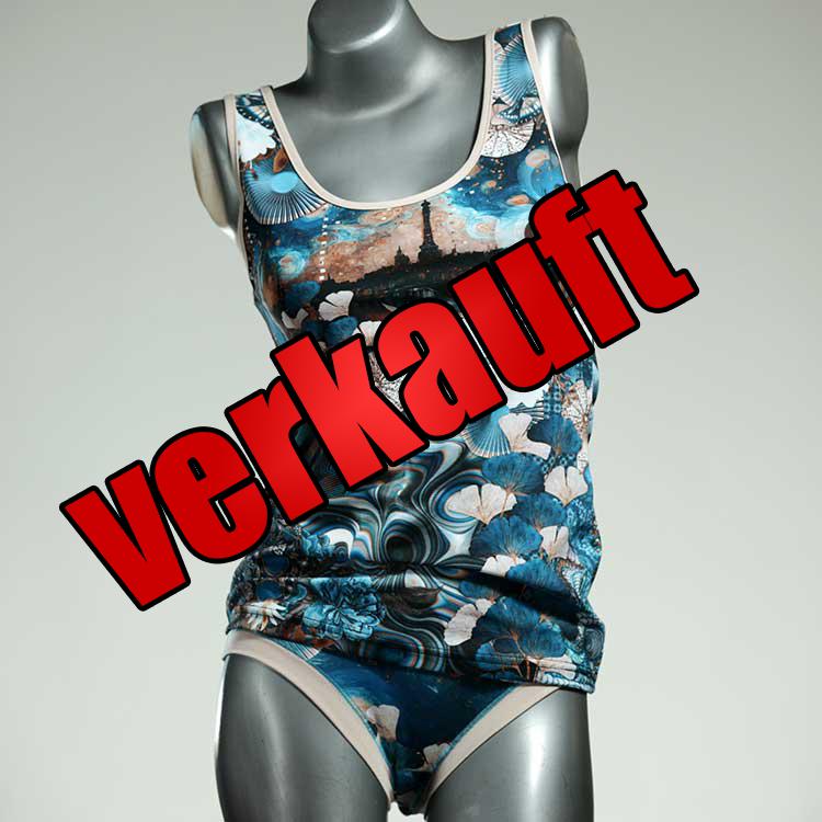 attraktive günstige preiswerte handgemachte Unterwäsche Set für DamenPanty / Hotpant mit Top aus Baumwolle