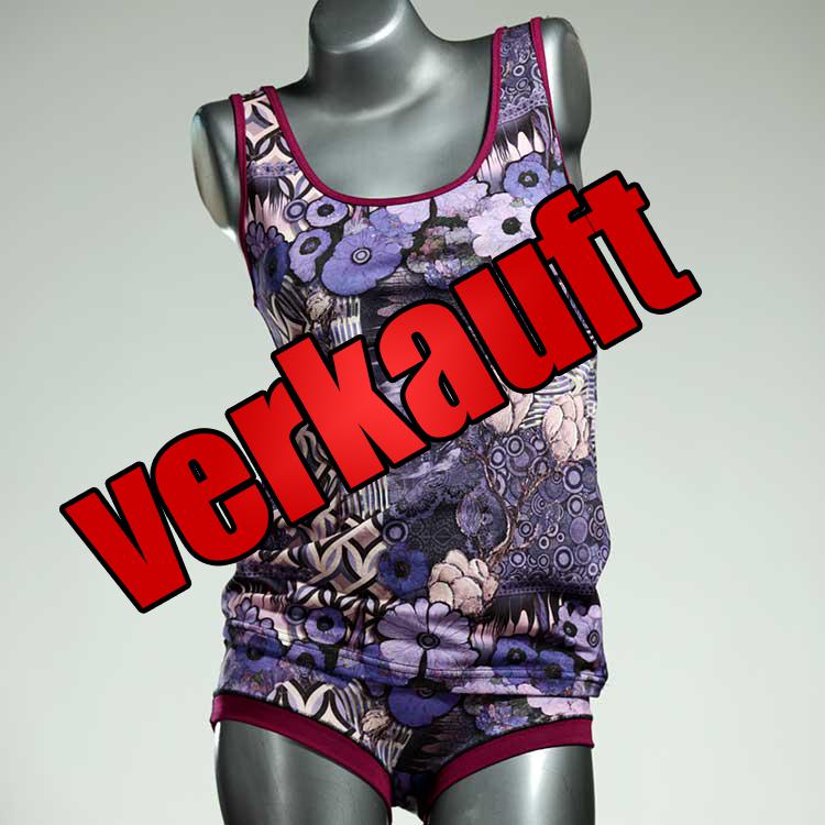 bequeme sexy bunte farbige Unterwäsche Set für DamenPanty / Hotpant mit Top aus Baumwolle