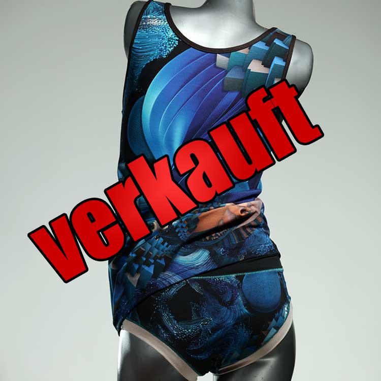 bunte sexy gemusterte süße Unterwäsche Set für DamenPanty / Hotpant mit Top aus Baumwolle