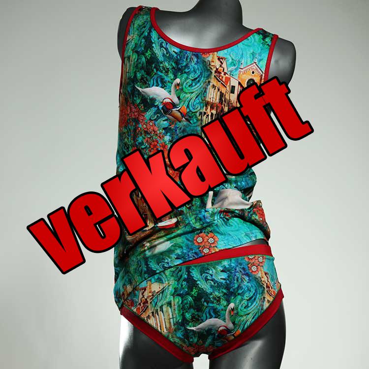 preiswerte süße günstige nachhaltige Unterwäsche Set für DamenPanty / Hotpant mit Top aus Baumwolle