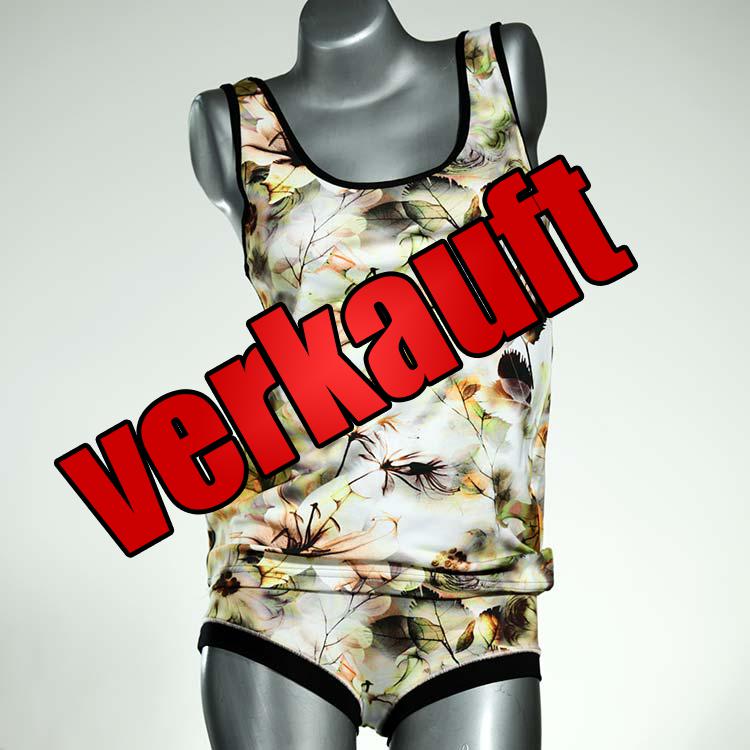 süße nachhaltige ökologische sexy Unterwäsche Set für DamenPanty / Hotpant mit Top aus Baumwolle