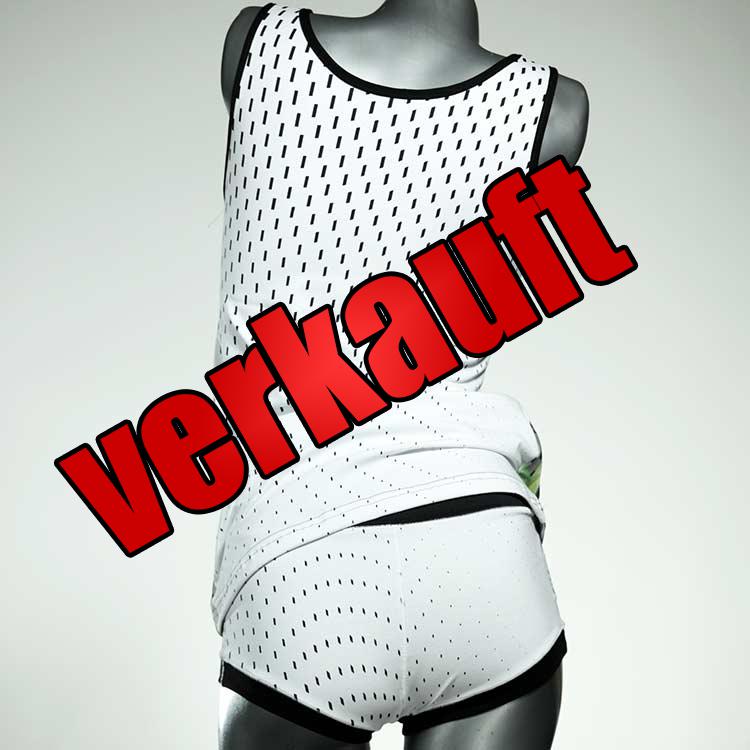 bunte schöne preiswerte bequeme Unterwäsche Set für DamenPanty / Hotpant mit Top aus Baumwolle