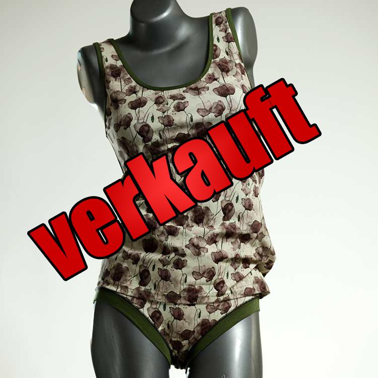 nachhaltige süße farbige preiswerte Unterwäsche Set für DamenPanty / Hotpant mit Top aus Baumwolle