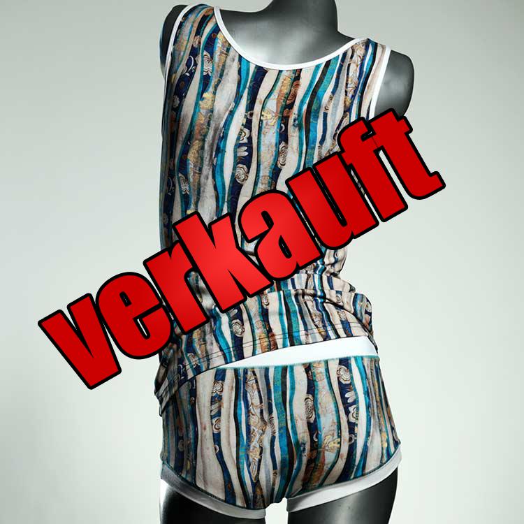 sexy süße preiswerte günstige Unterwäsche Set für DamenPanty / Hotpant mit Top aus Baumwolle