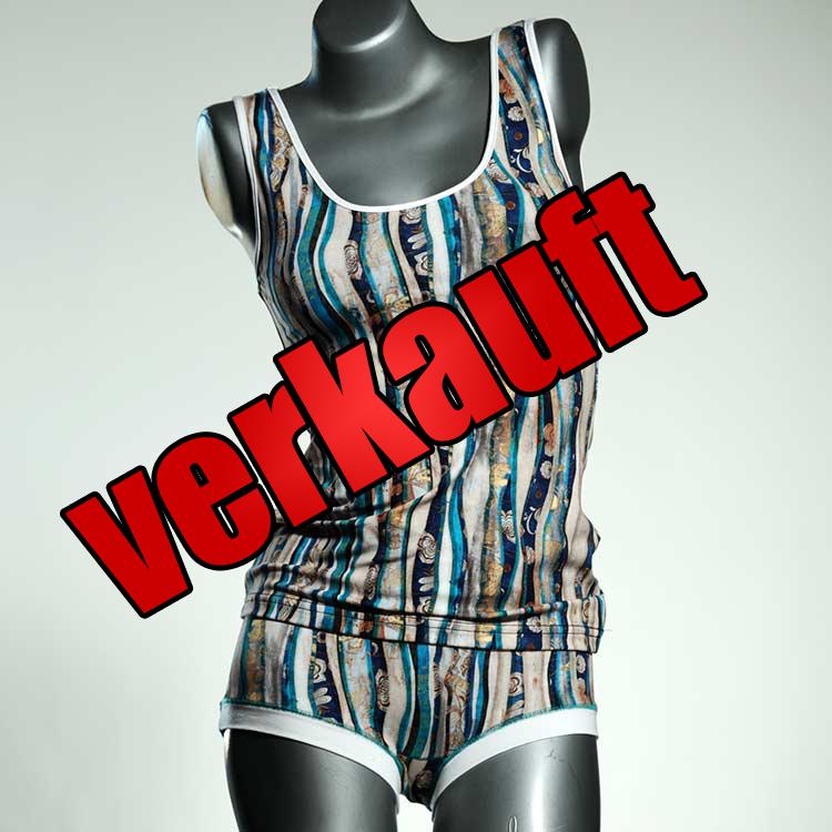 sexy süße preiswerte günstige Unterwäsche Set für DamenPanty / Hotpant mit Top aus Baumwolle