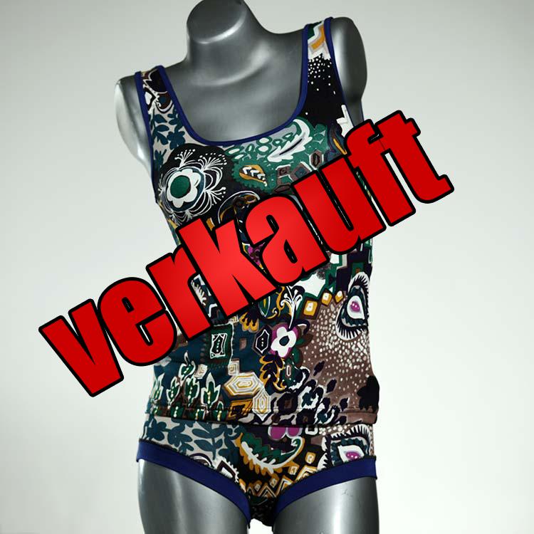 sexy süße bequeme nachhaltige Unterwäsche Set für DamenPanty / Hotpant mit Top aus Baumwolle