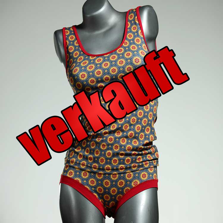 bequeme preiswerte süße schöne Unterwäsche Set für DamenPanty / Hotpant mit Top aus Baumwolle