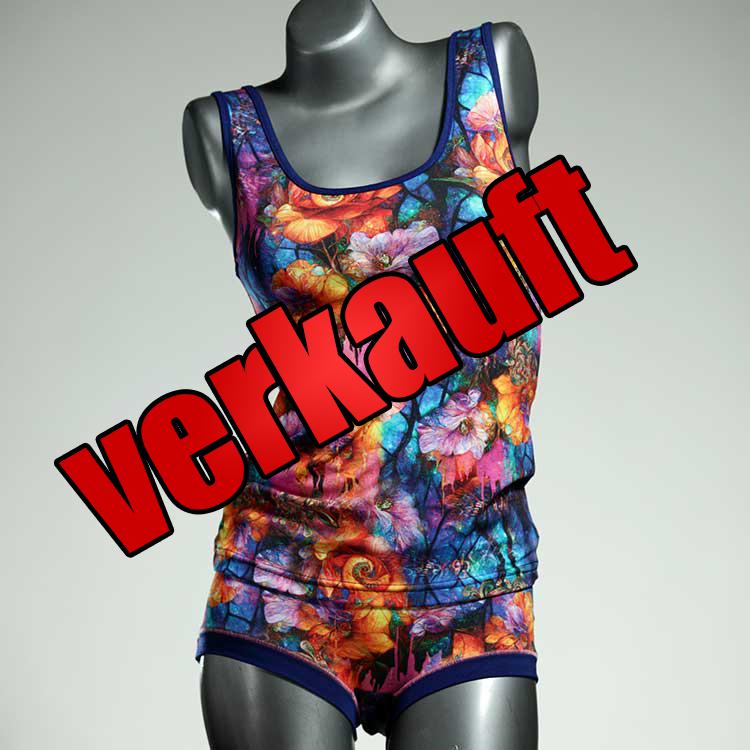 schöne attraktive sexy günstige Unterwäsche Set für DamenPanty / Hotpant mit Top aus Baumwolle