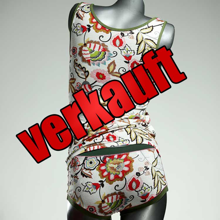 bequeme preiswerte süße sexy Unterwäsche Set für DamenPanty / Hotpant mit Top aus Baumwolle