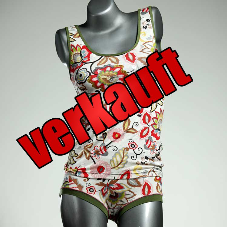bequeme preiswerte süße sexy Unterwäsche Set für DamenPanty / Hotpant mit Top aus Baumwolle