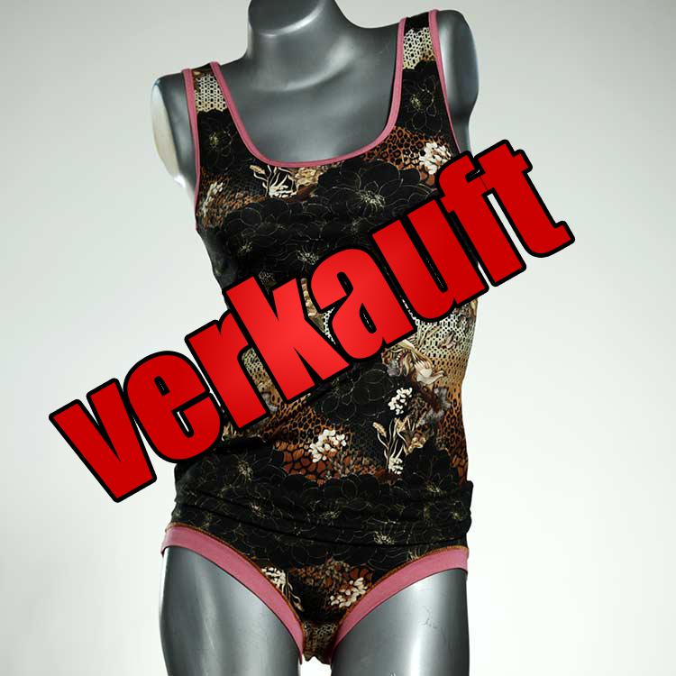 süße sexy handgemachte schöne Unterwäsche Set für DamenPanty / Hotpant mit Top aus Baumwolle