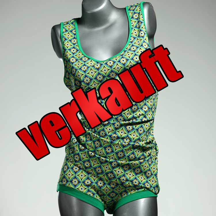 bunte handgemachte gemusterte sexy Unterwäsche Set für DamenPanty / Hotpant mit Top aus Baumwolle