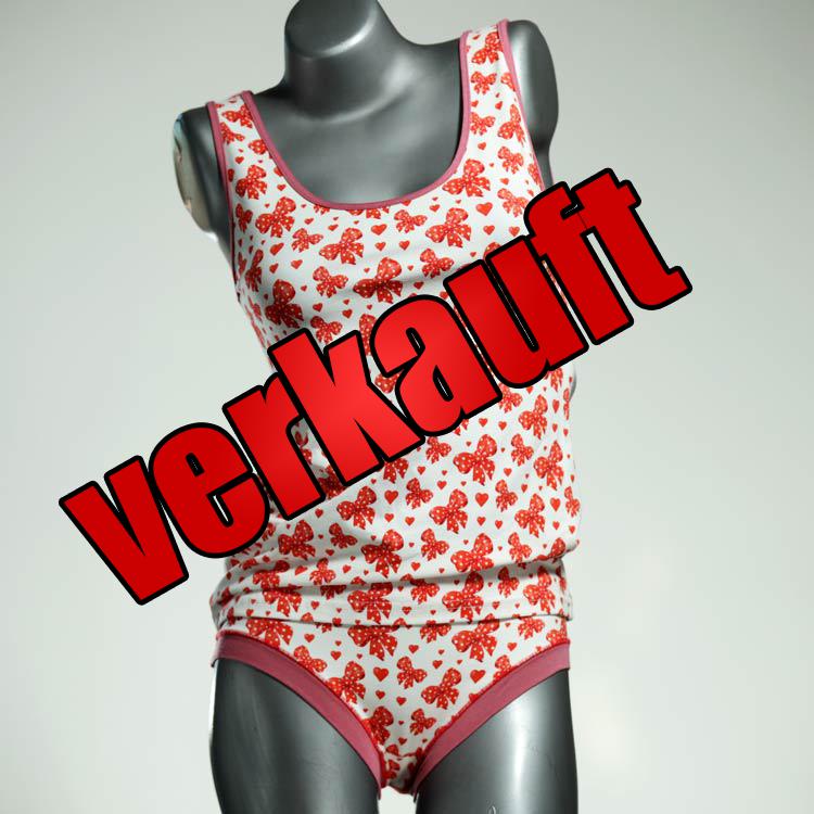 attraktive sexy gemusterte farbige Unterwäsche Set für DamenPanty / Hotpant mit Top aus Baumwolle