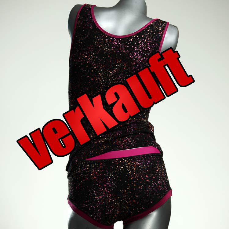 sexy attraktive nachhaltige schöne Unterwäsche Set für DamenPanty / Hotpant mit Top aus Baumwolle