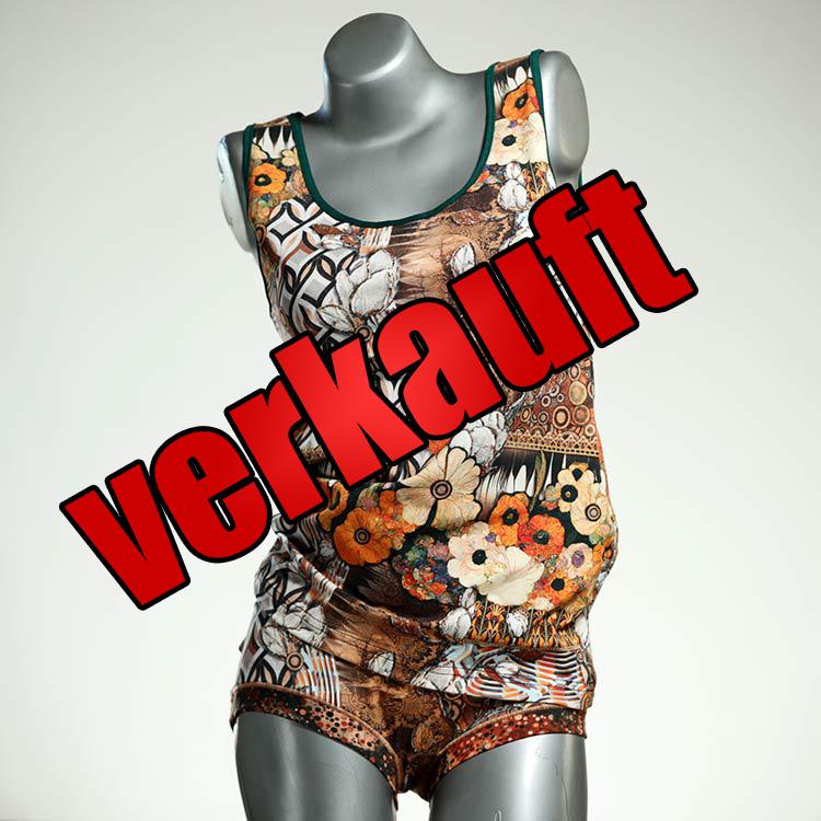 günstige schöne nachhaltige sexy Unterwäsche Set für DamenPanty / Hotpant mit Top aus Baumwolle