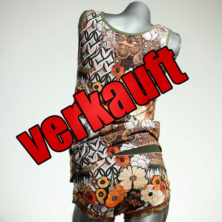 bunte süße handgemachte preiswerte Unterwäsche Set für DamenPanty / Hotpant mit Top aus Baumwolle