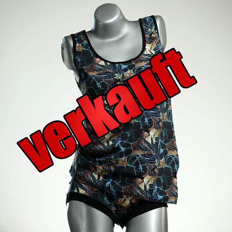 ökologische nachhaltige günstige schöne Unterwäsche Set für DamenPanty / Hotpant mit Top aus Baumwolle