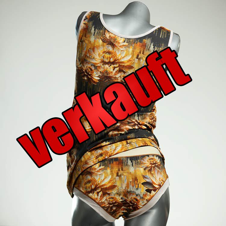 farbige bequeme sexy günstige Unterwäsche Set für DamenPanty / Hotpant mit Top aus Baumwolle