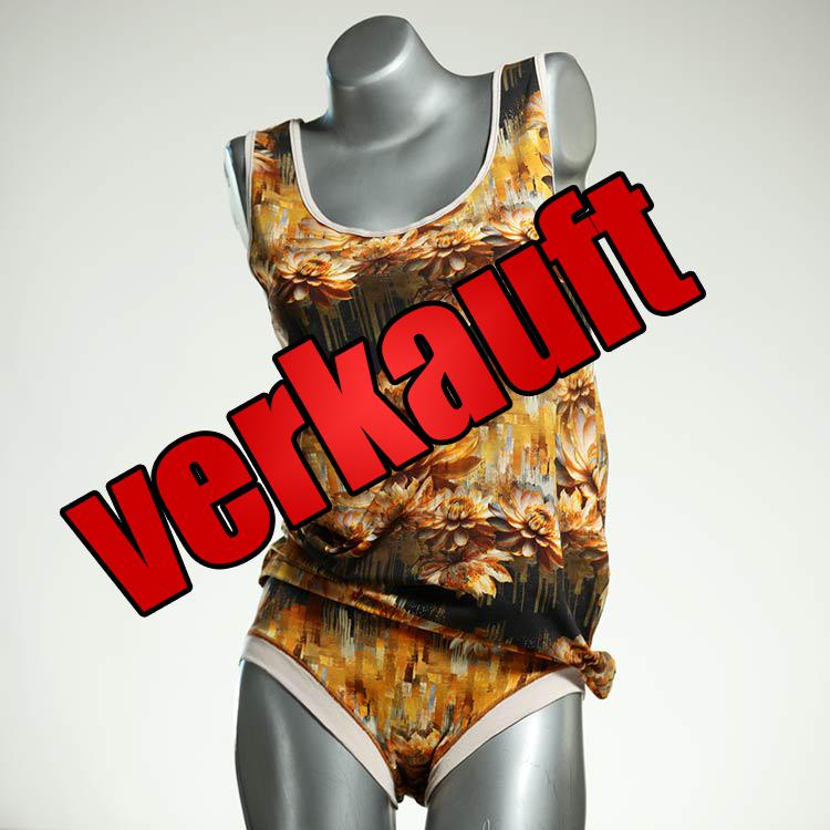 farbige bequeme sexy günstige Unterwäsche Set für DamenPanty / Hotpant mit Top aus Baumwolle