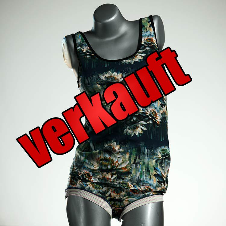 schöne sexy günstige handgemachte Unterwäsche Set für DamenPanty / Hotpant mit Top aus Baumwolle