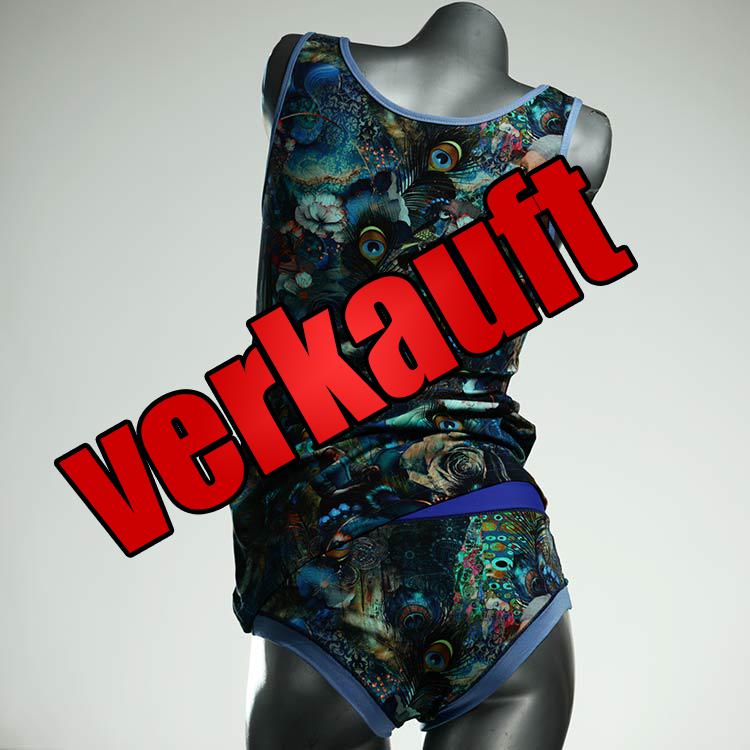 preiswerte günstige attraktive farbige Unterwäsche Set für DamenPanty / Hotpant mit Top aus Baumwolle