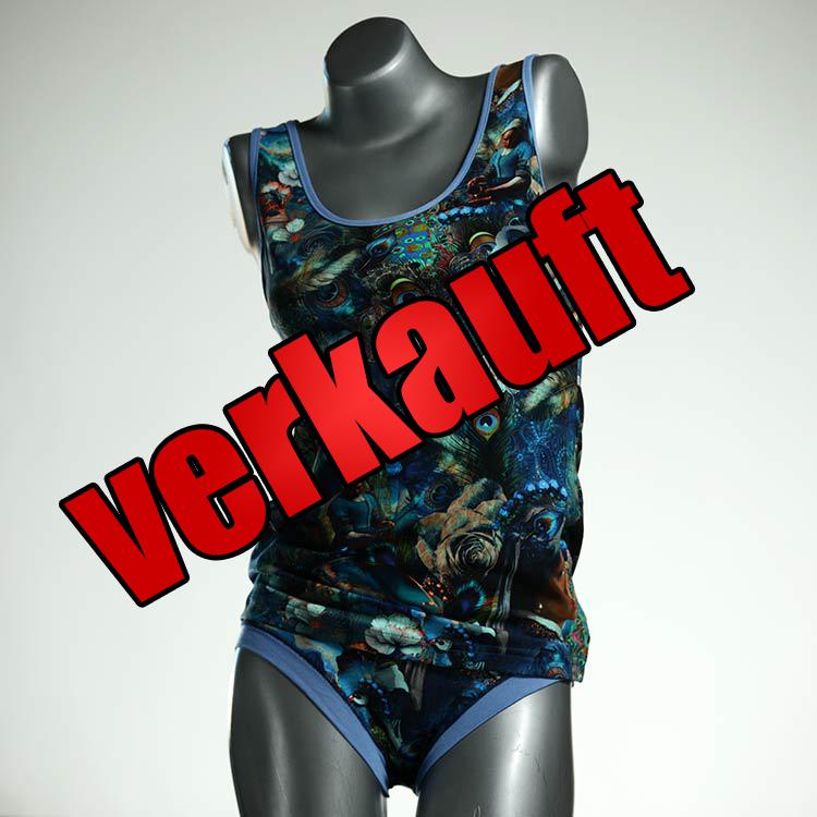 preiswerte günstige attraktive farbige Unterwäsche Set für DamenPanty / Hotpant mit Top aus Baumwolle