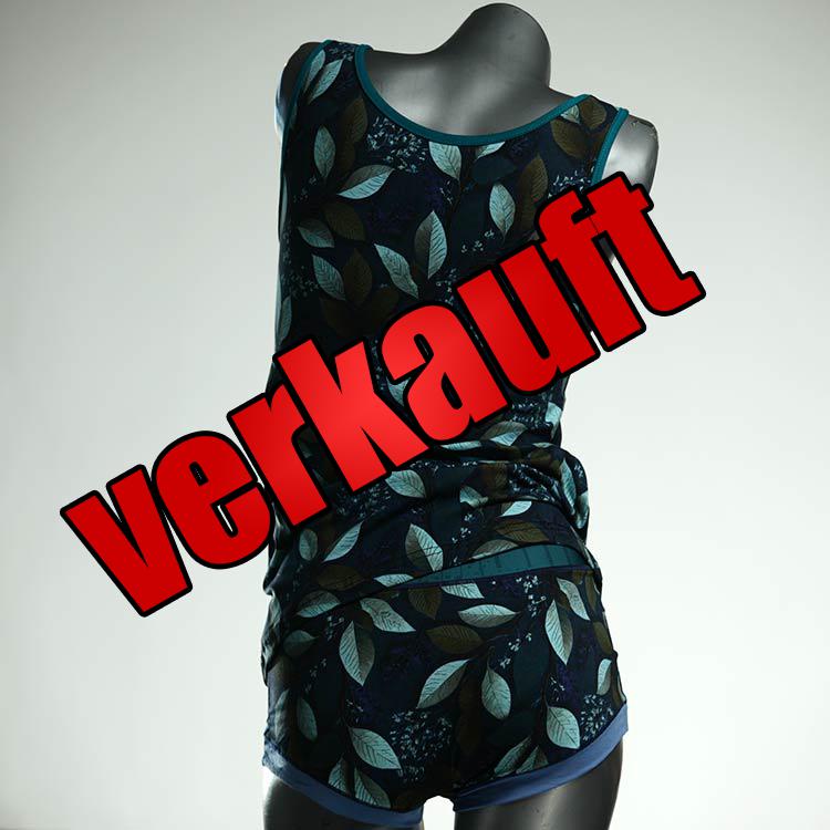 sexy handgemachte süße bequeme Unterwäsche Set für DamenPanty / Hotpant mit Top aus Baumwolle