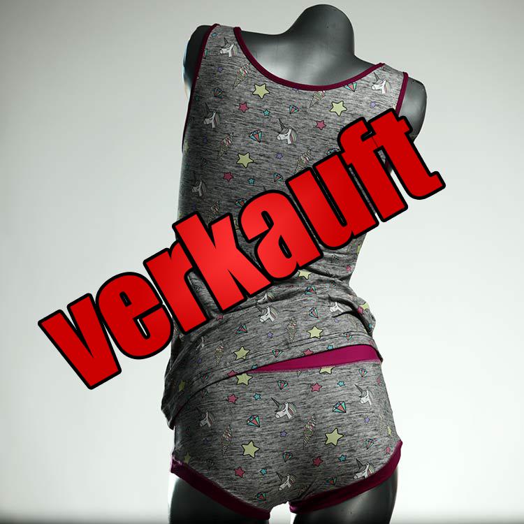 preiswerte handgemachte gemusterte sexy Unterwäsche Set für DamenPanty / Hotpant mit Top aus Baumwolle