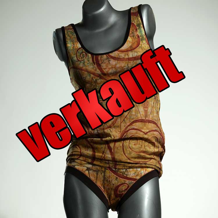 bunte attraktive preiswerte bequeme Unterwäsche Set für DamenPanty / Hotpant mit Top aus Baumwolle