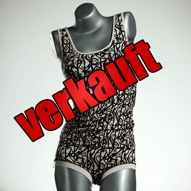 farbige handgemachte günstige attraktive Unterwäsche Set für DamenPanty / Hotpant mit Top aus Baumwolle