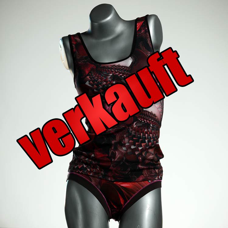 bunte bequeme günstige preiswerte Unterwäsche Set für DamenPanty / Hotpant mit Top aus Baumwolle