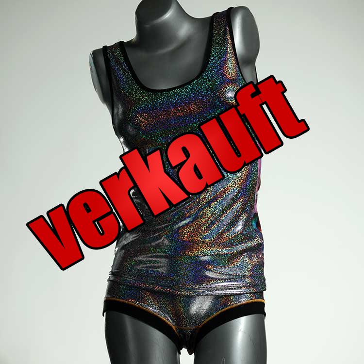 nachhaltige süße preiswerte sexy Unterwäsche Set für DamenPanty / Hotpant mit Top aus Baumwolle