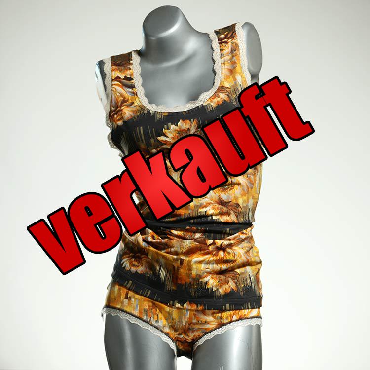 schöne preiswerte süße farbige Unterwäsche Set für DamenPanty / Hotpant mit Top aus Baumwolle