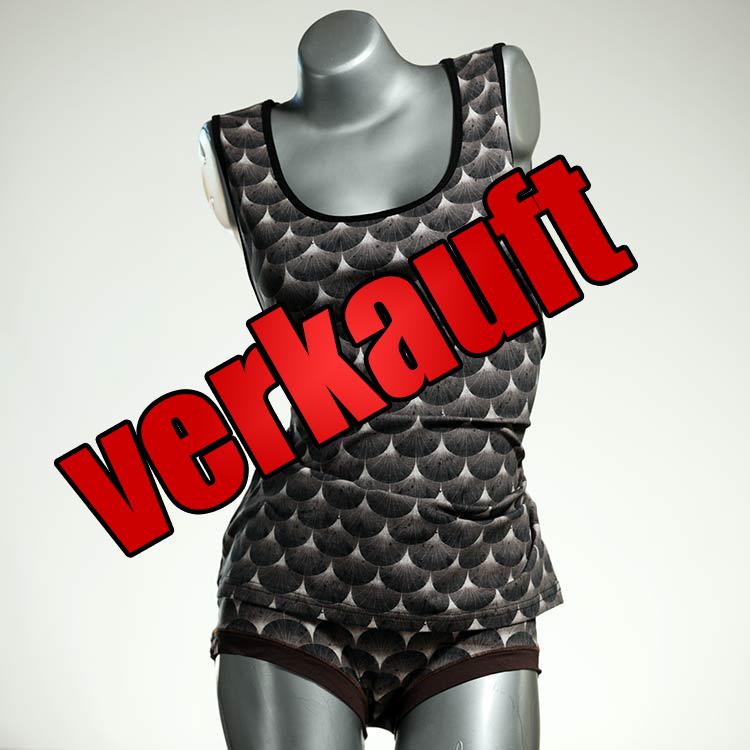 attraktive sexy handgemachte bunte Unterwäsche Set für DamenPanty / Hotpant mit Top aus Baumwolle