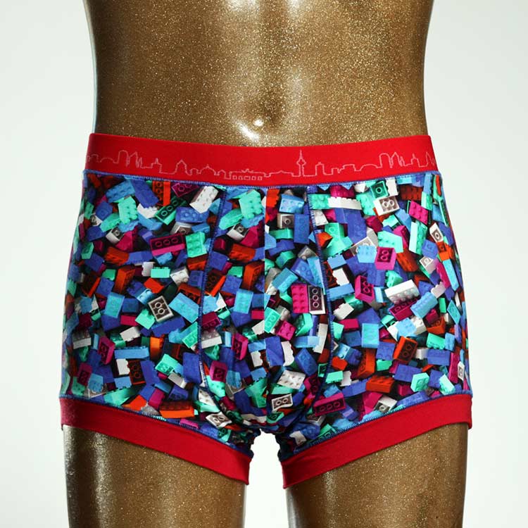 handgemachter gemusterter schöner nachhaltiger Herrenshort, Unterwäsche aus Baumwolle für Herren thumbnail