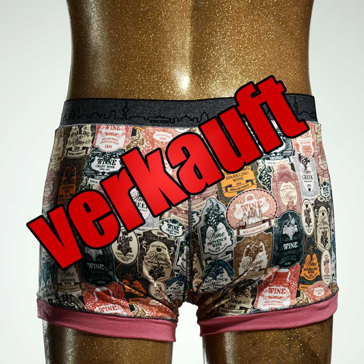 bequemer nachhaltiger gemusterter süßer Herrenshort, Unterwäsche aus Baumwolle für Herren