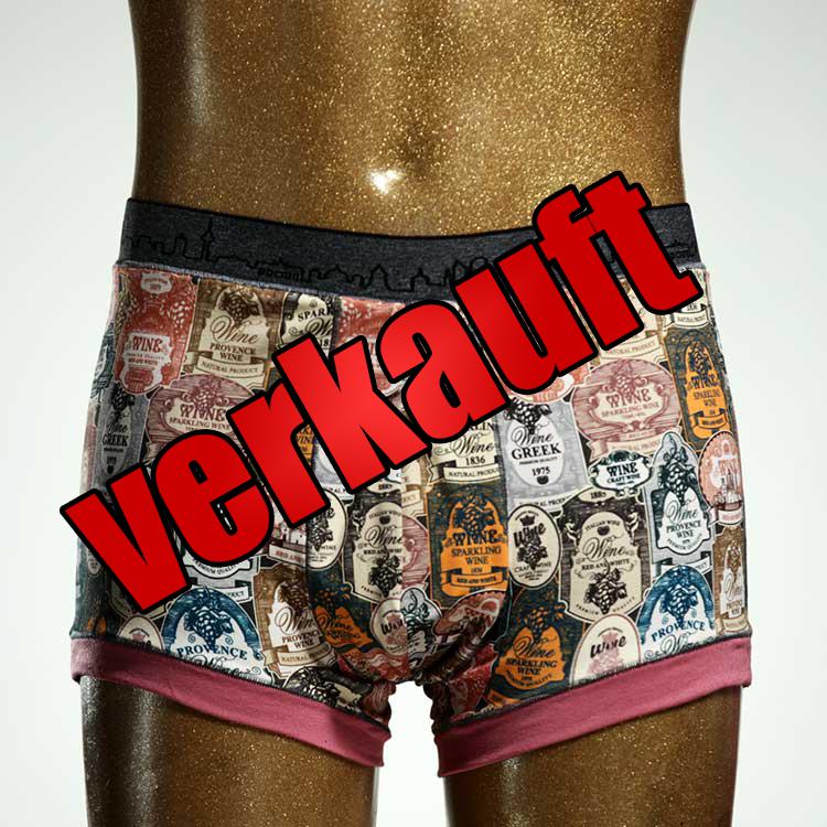 bequemer nachhaltiger gemusterter süßer Herrenshort, Unterwäsche aus Baumwolle für Herren