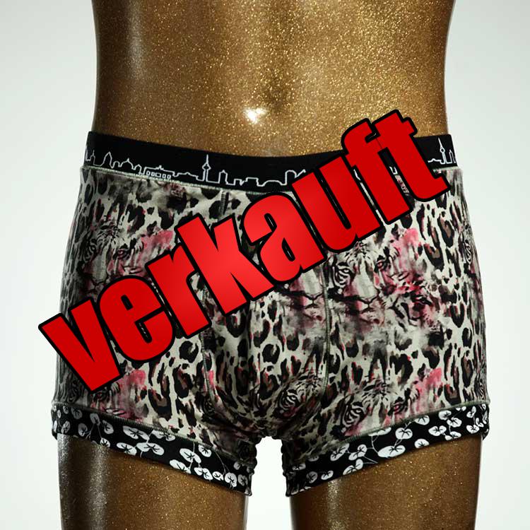 bunter ökologischer attraktiver farbiger Herrenshort, Unterwäsche aus Baumwolle für Herren
