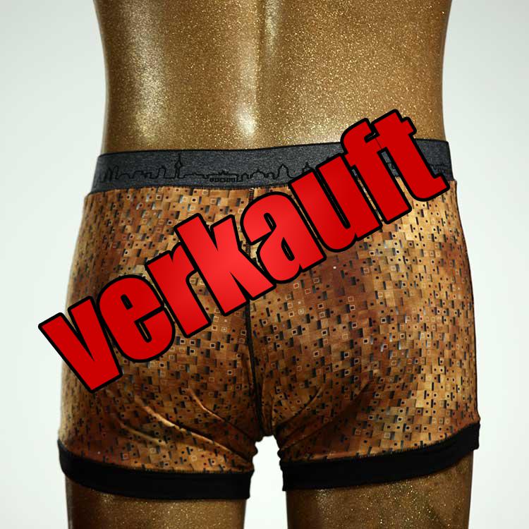 nachhaltiger bunter sexy gemusterter Herrenshort, Unterwäsche aus Baumwolle für Herren