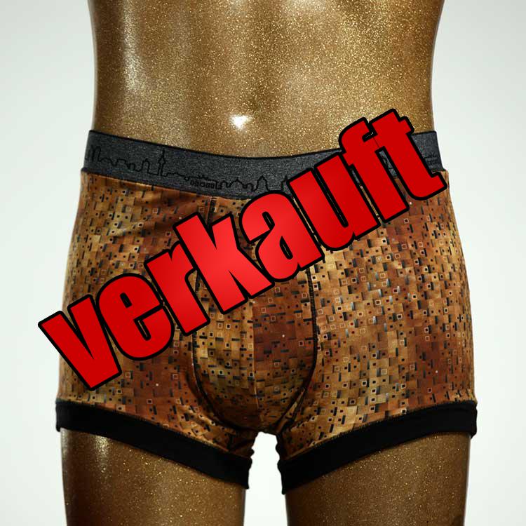 nachhaltiger bunter sexy gemusterter Herrenshort, Unterwäsche aus Baumwolle für Herren
