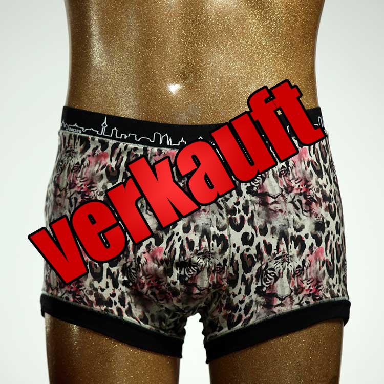 gemusterter  farbiger bunter Herrenshort, Unterwäsche aus Baumwolle für Herren