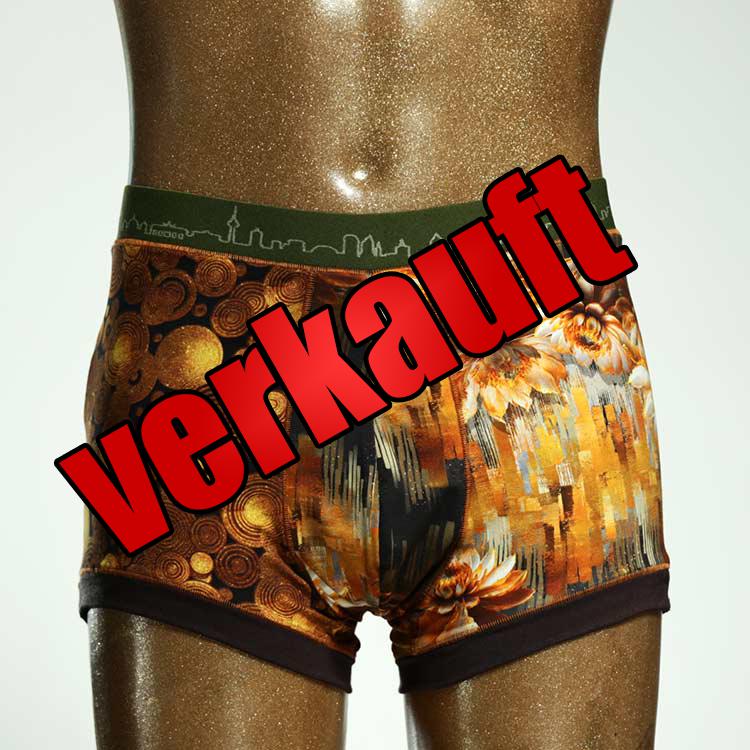 gemusterter nachhaltiger  schöner Herrenshort, Unterwäsche aus Baumwolle für Herren