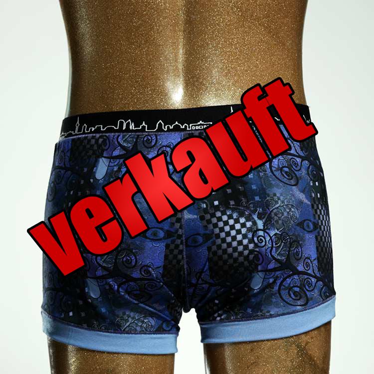 bequemer preiswerter gemusterter farbiger Herrenshort, Unterwäsche aus Baumwolle für Herren