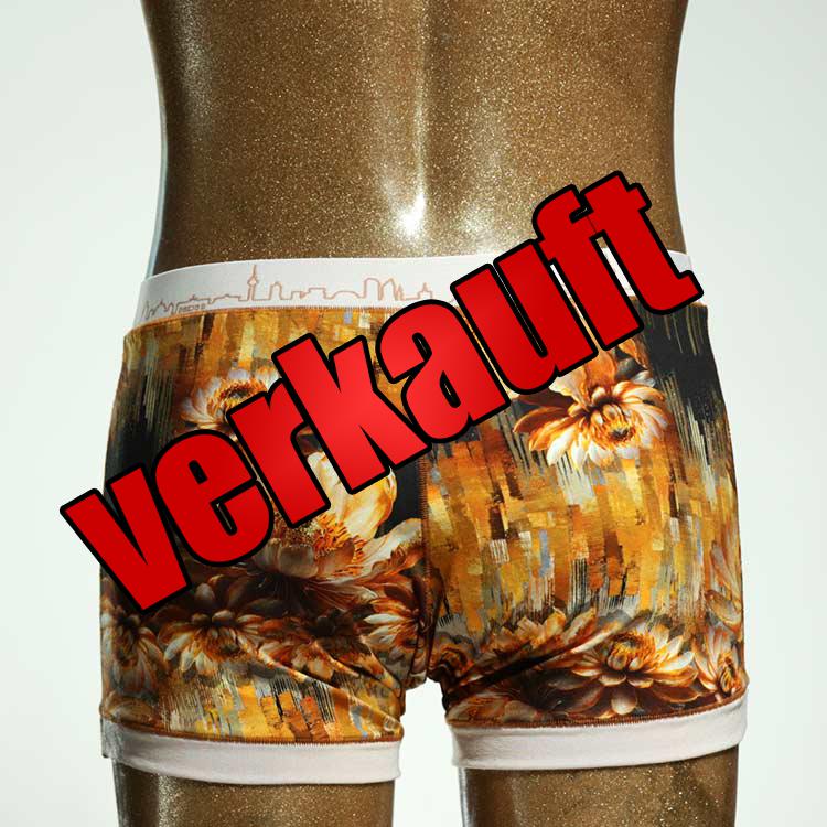ökologischer handgemachter bunter nachhaltiger Herrenshort, Unterwäsche aus Baumwolle für Herren
