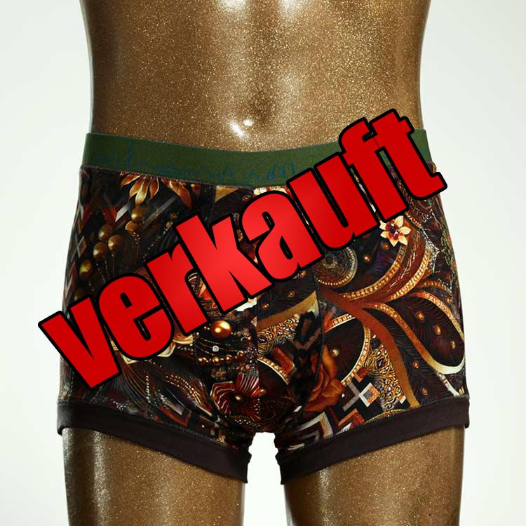 attraktiver schöner bunter farbiger Herrenshort, Unterwäsche aus Baumwolle für Herren