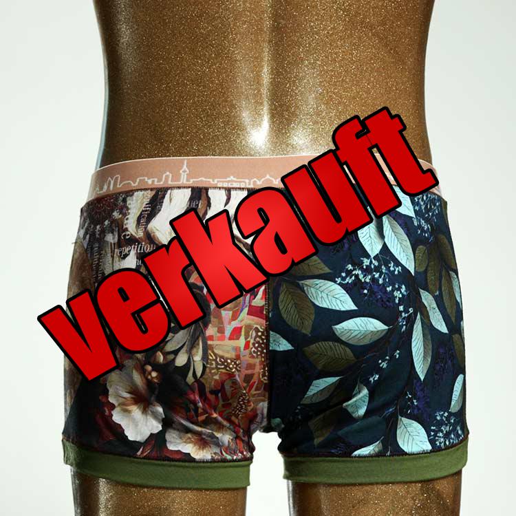 nachhaltiger attraktiver schöner bunter Herrenshort, Unterwäsche aus Baumwolle für Herren
