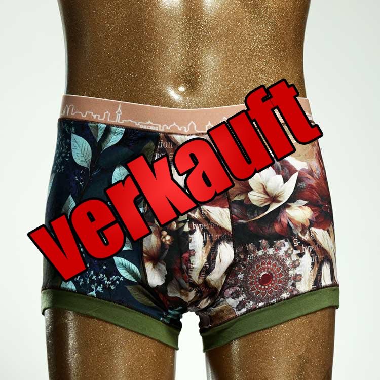 nachhaltiger attraktiver schöner bunter Herrenshort, Unterwäsche aus Baumwolle für Herren