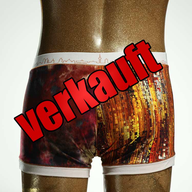 ökologischer schöner gemusterter bunter Herrenshort, Unterwäsche aus Baumwolle für Herren